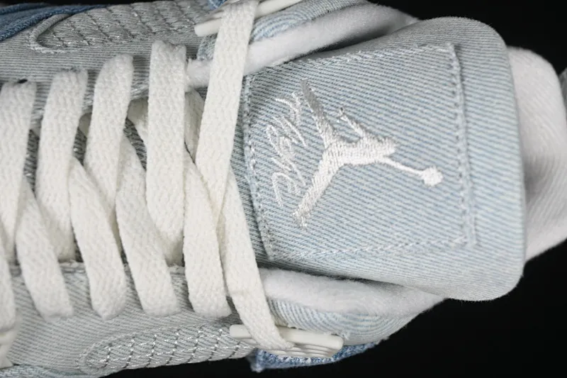 All categories Air Jordan Jordan series basketball shoes Air Jordan 4 Air Jordan 4 Denim "Worn Blue" AJ4 Joe 4 washed denim IB6716-100